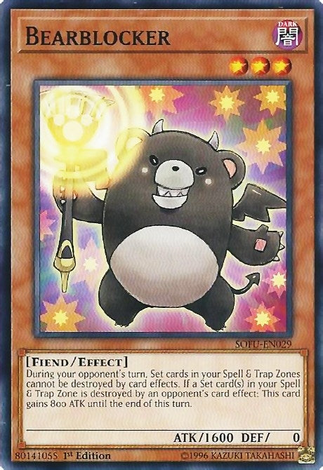 Bearblocker (29) (SOFU) - YuGiOh Single