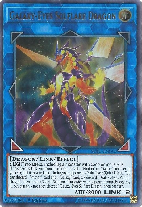 Galaxy-Eyes Solflare Dragon (42) (SOFU) - YuGiOh Single