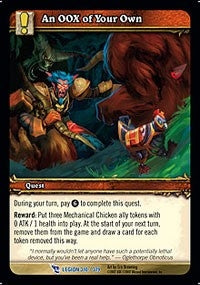 OOX of Your Own An - WoW Single