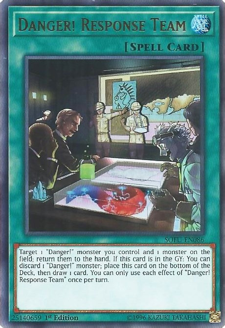 Danger! Response Team (86) (SOFU) - YuGiOh Single