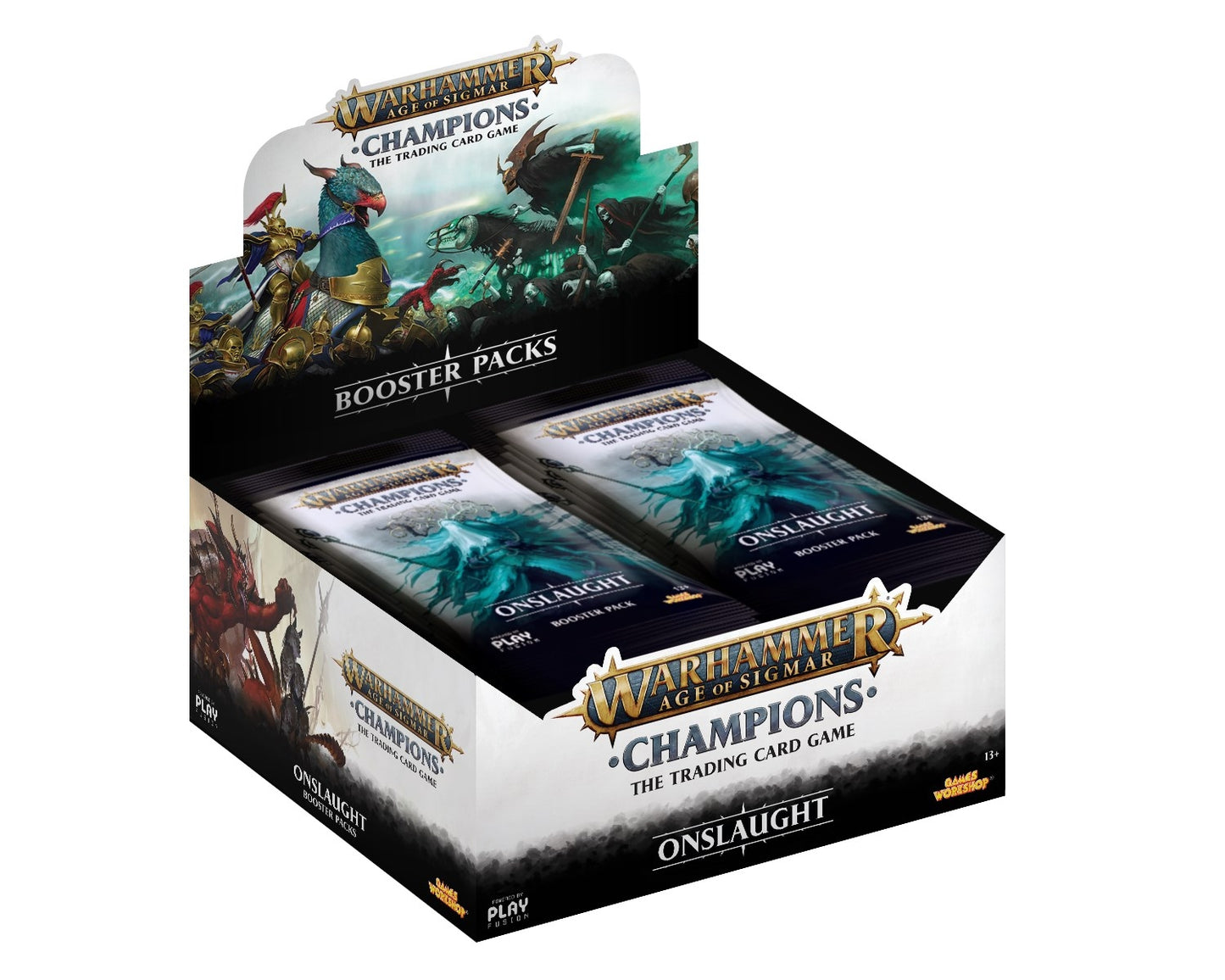 Warhammer: Age of Sigmar - Champions: Onslaught Booster Box (WHAOSCO) - Warhammer Age of Sigmar Champions TCG Sealed