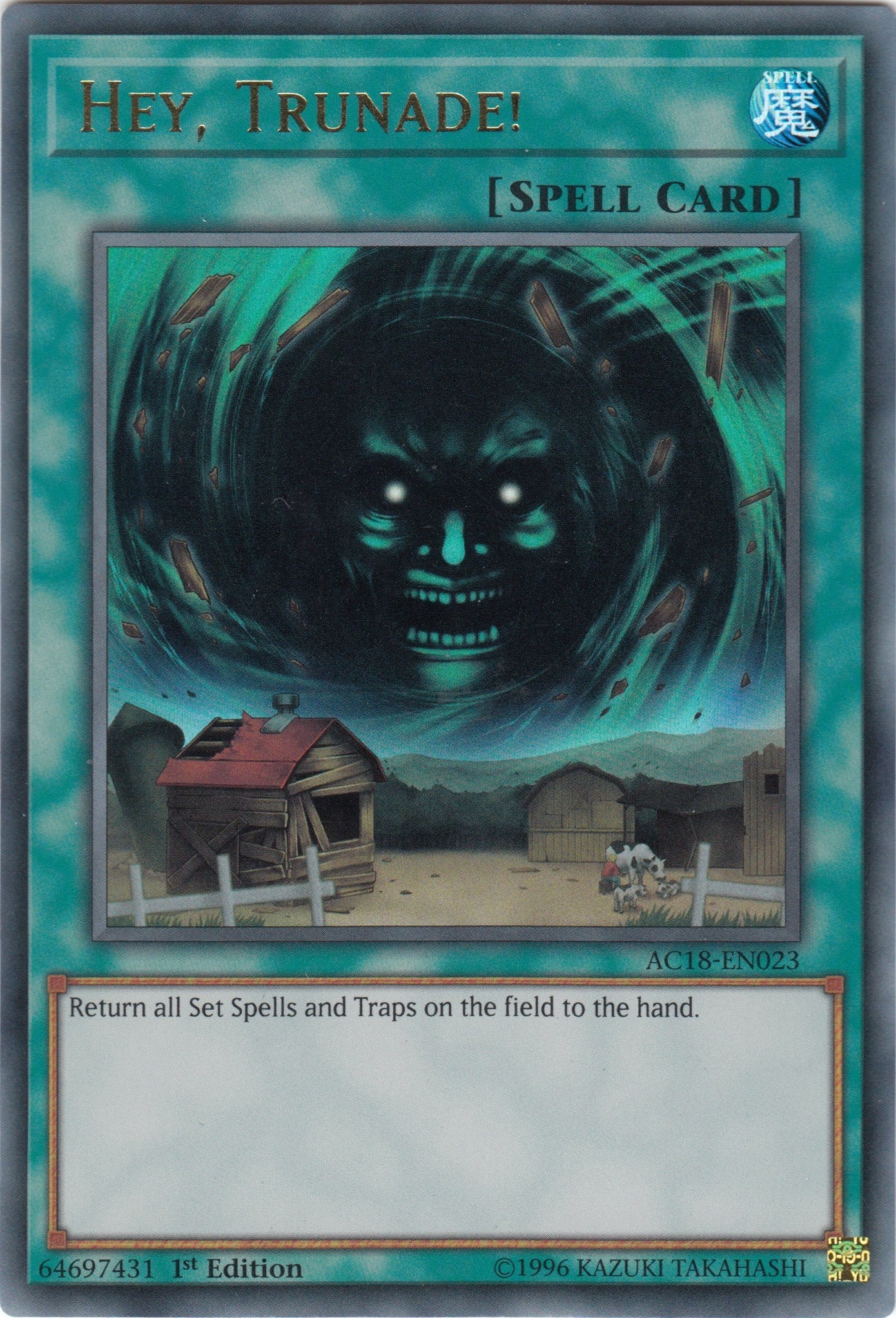 Hey Trunade! (18023) (AC18) - YuGiOh Single