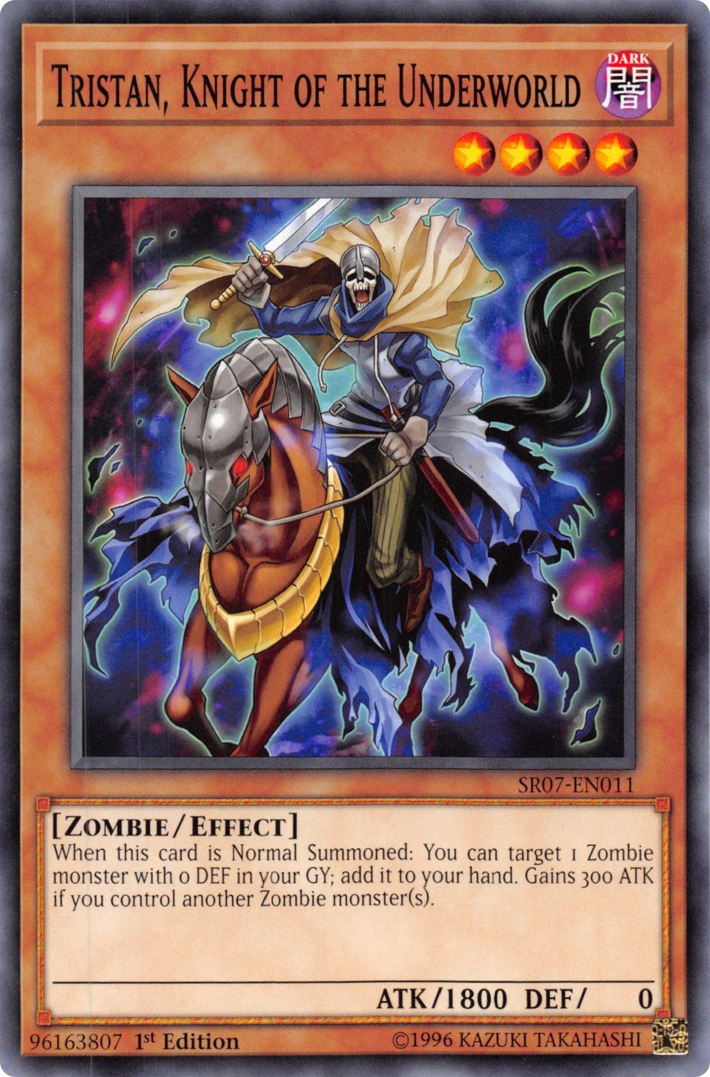 Tristan Knight of the Underworld (7011) (SR07) - YuGiOh Single