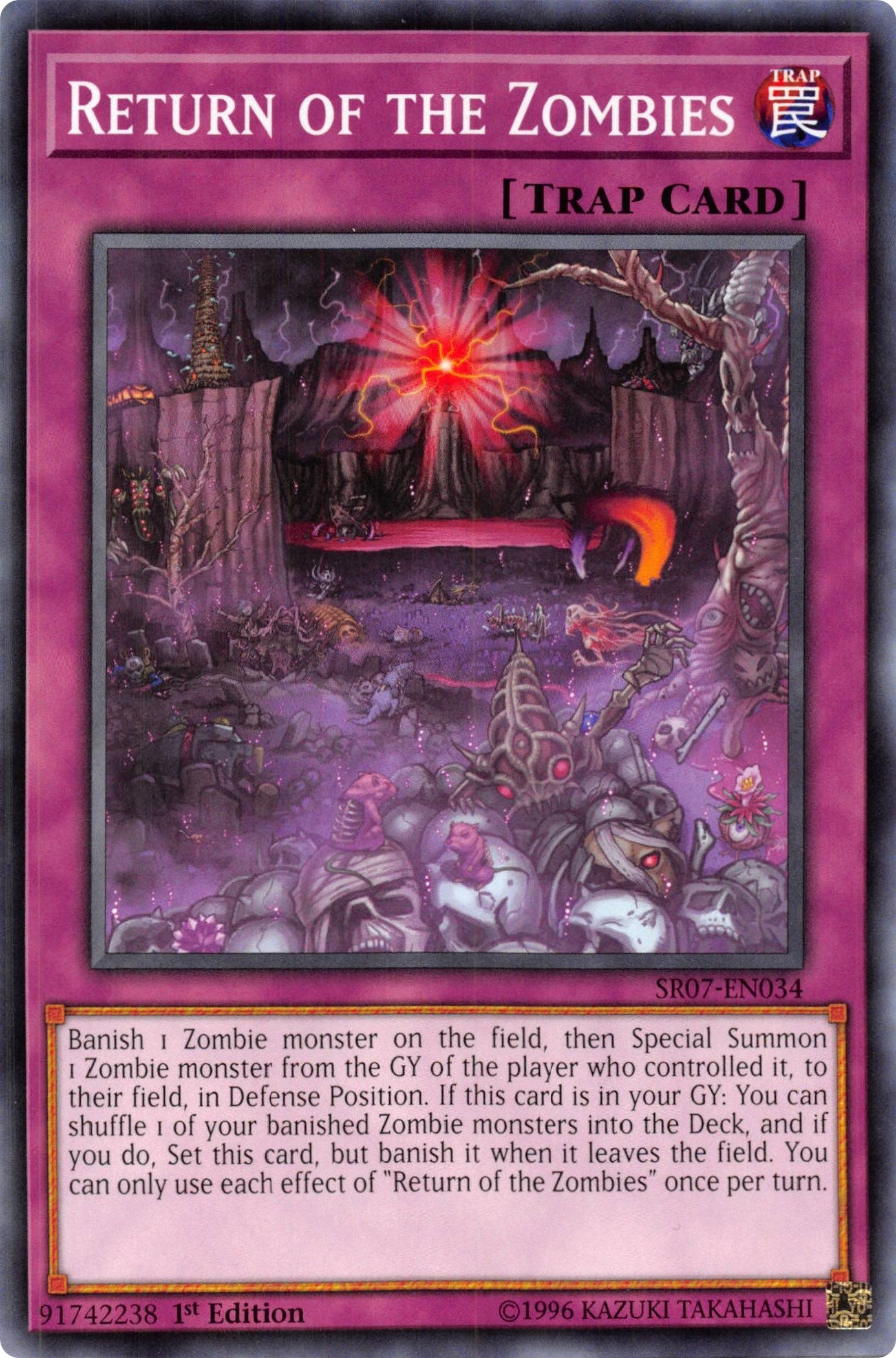 Return of the Zombies (7034) (SR07) - YuGiOh Single