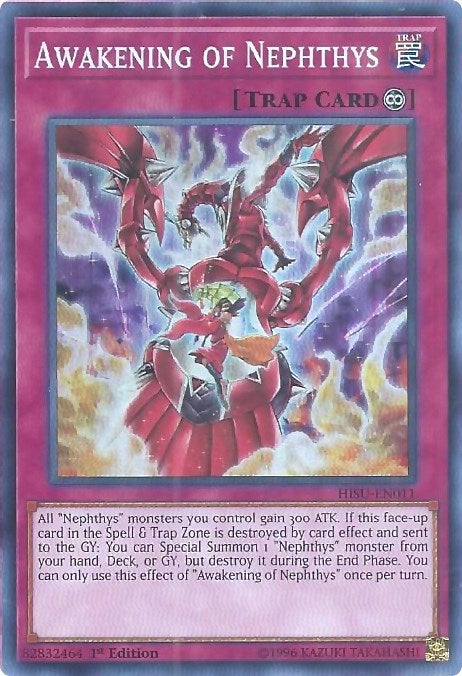 Awakening of Nephthys (11) (HISU) - YuGiOh Single
