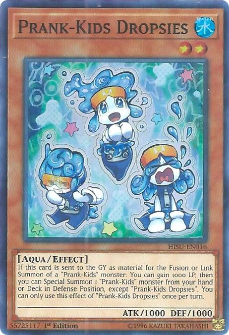 Prank-Kids Dropsies (16) (HISU) - YuGiOh Single