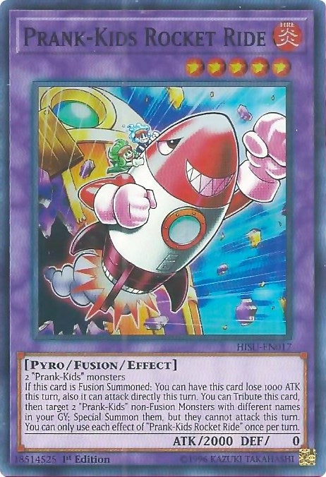 Prank-Kids Rocket Ride (17) (HISU) - YuGiOh Single