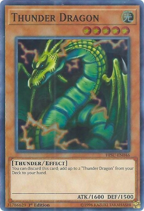 Thunder Dragon (46) (HISU) - YuGiOh Single