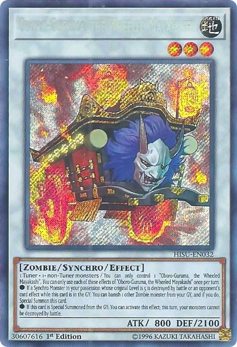 Oboro-Guruma the Wheeled Mayakashi (32) (HISU) - YuGiOh Single