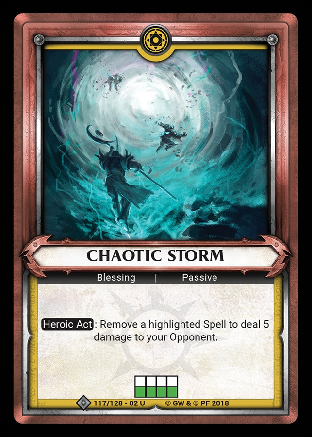 Chaotic Storm (Unclaimed) (WHAOSCO) - Warhammer Age of Sigmar Champions TCG Single