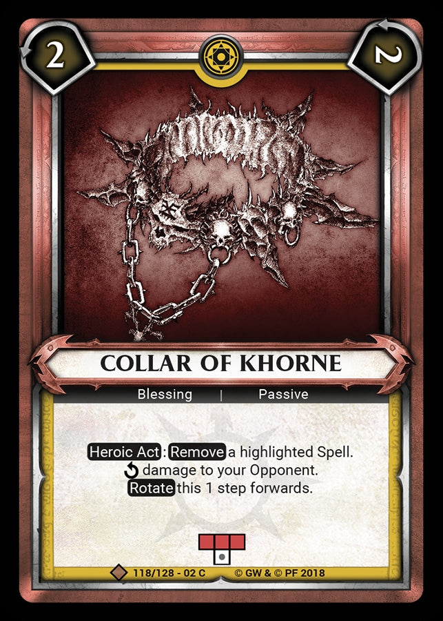 Collar of Khorne (Claimed) (WHAOSCO) - Warhammer Age of Sigmar Champions TCG Single