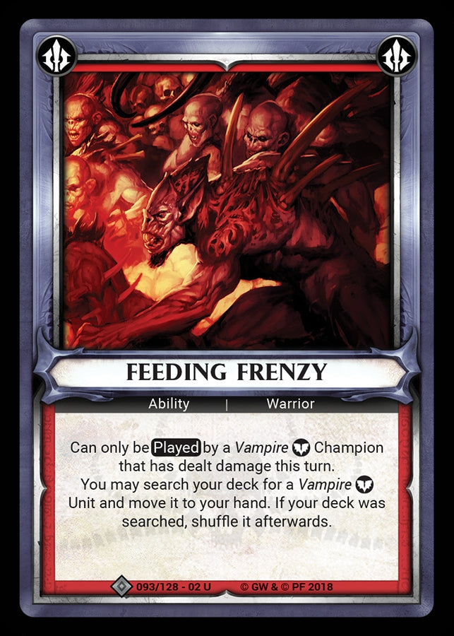 Feeding Frenzy (Claimed) (WHAOSCO) - Warhammer Age of Sigmar Champions TCG Single