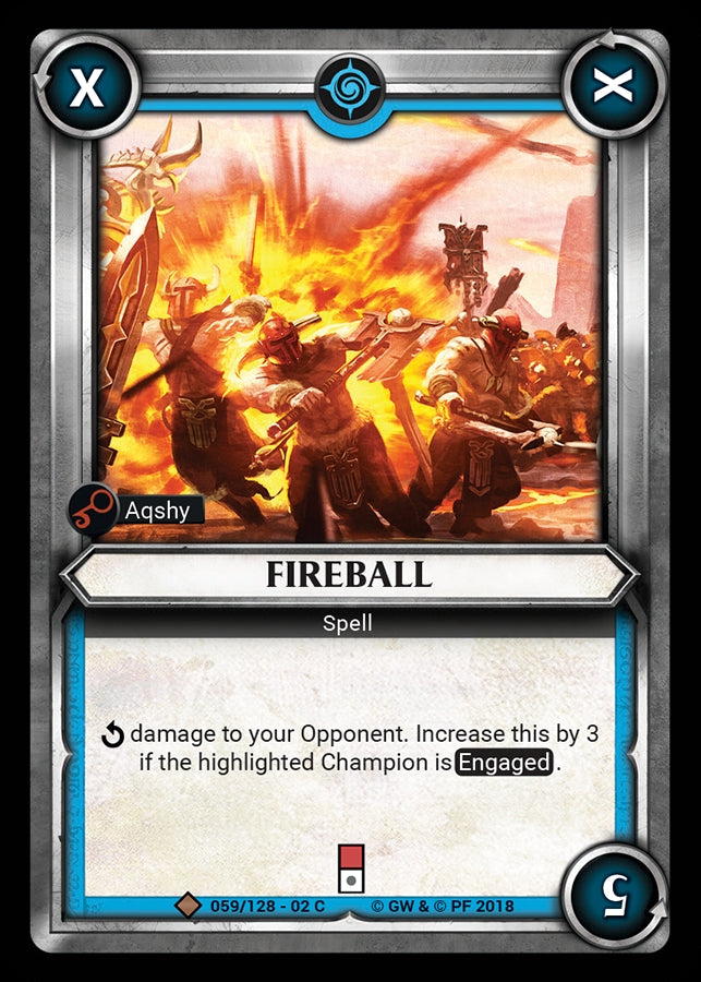 Fireball (Claimed) (WHAOSCO) - Warhammer Age of Sigmar Champions TCG Single