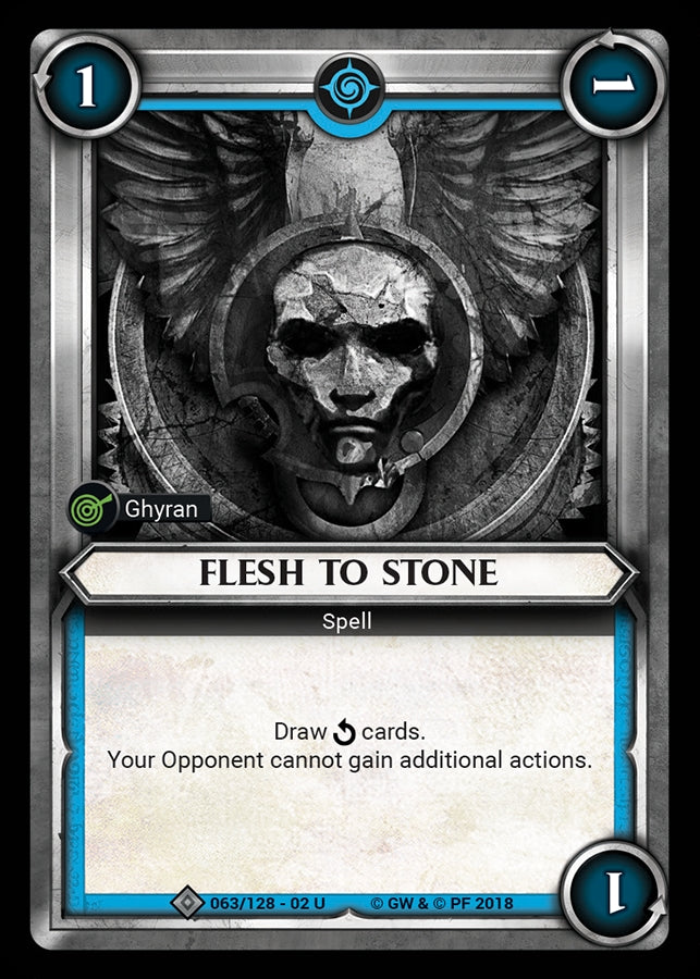 Flesh to Stone (Unclaimed) (WHAOSCO) - Warhammer Age of Sigmar Champions TCG Single