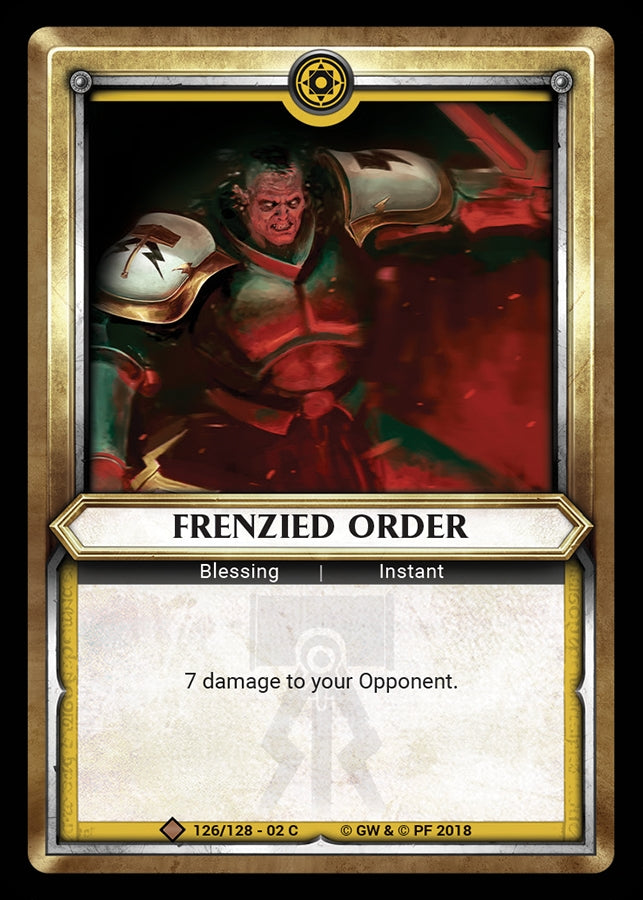 Frenzied Order (Unclaimed) (WHAOSCO) - Warhammer Age of Sigmar Champions TCG Single