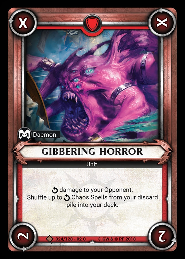 Gibbering Horror (Unclaimed) (WHAOSCO) - Warhammer Age of Sigmar Champions TCG Single