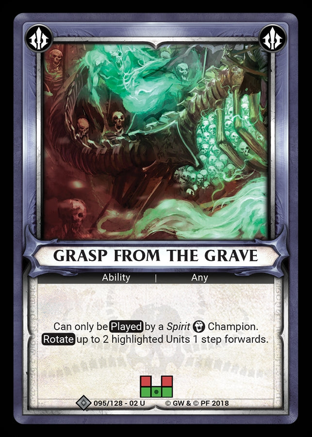 Grasp from the Grave (Unclaimed) (WHAOSCO) - Warhammer Age of Sigmar Champions TCG Single