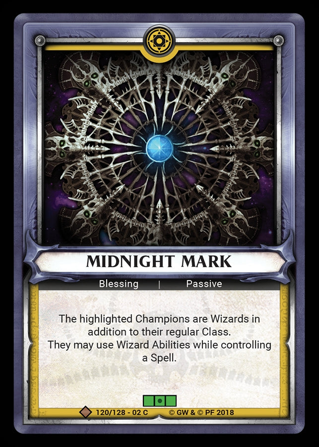 Midnight Mark (Claimed) (WHAOSCO) - Warhammer Age of Sigmar Champions TCG Single