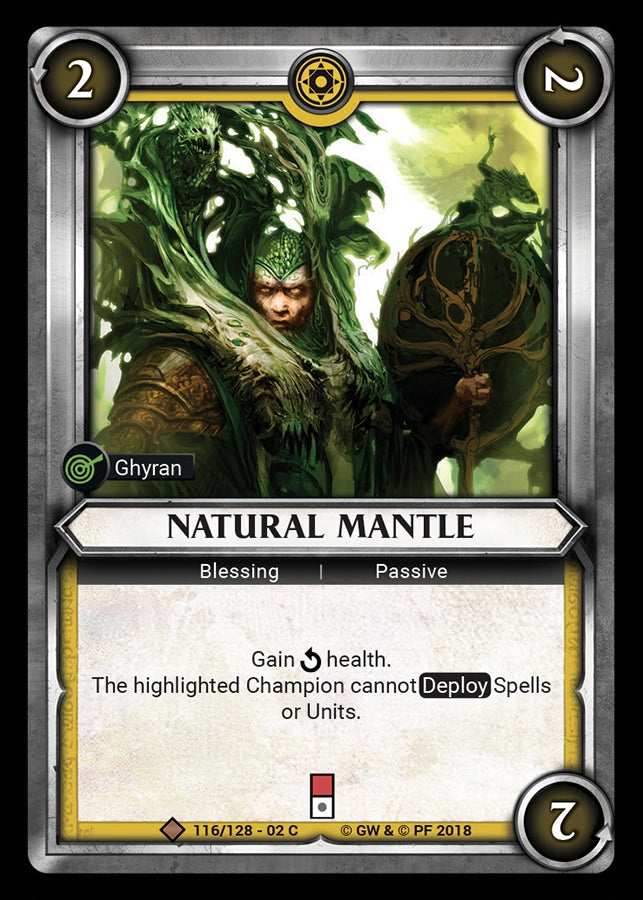 Natural Mantle (Unclaimed) (WHAOSCO) - Warhammer Age of Sigmar Champions TCG Single