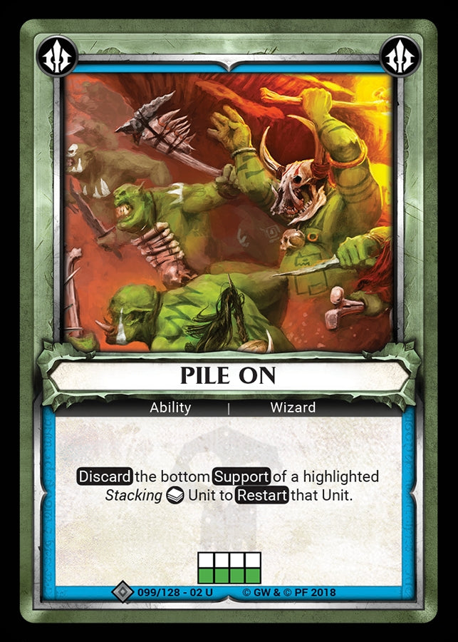 Pile On (Unclaimed) (WHAOSCO) - Warhammer Age of Sigmar Champions TCG Single