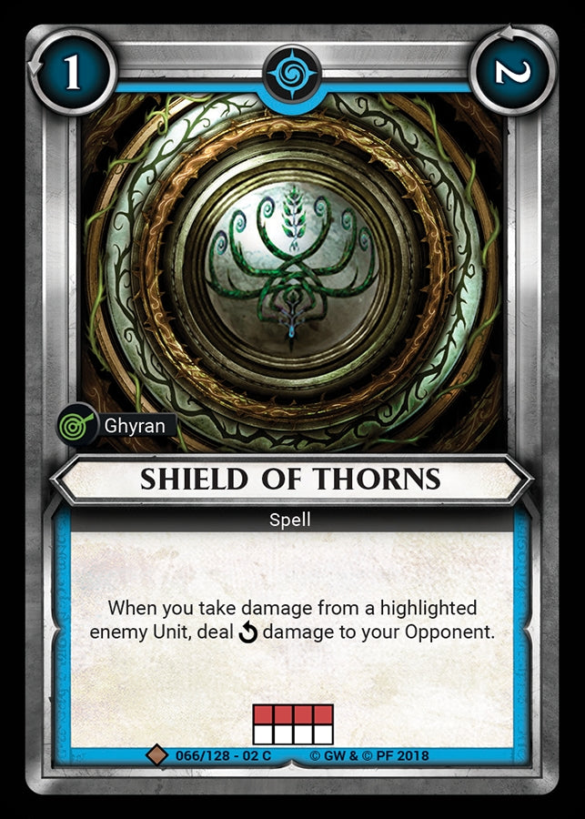 Shield of Thorns (Unclaimed) (WHAOSCO) - Warhammer Age of Sigmar Champions TCG Single