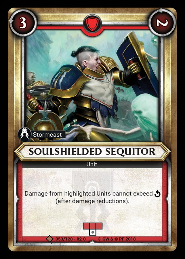 Soulshielded Sequitor (Claimed) (WHAOSCO) - Warhammer Age of Sigmar Champions TCG Single
