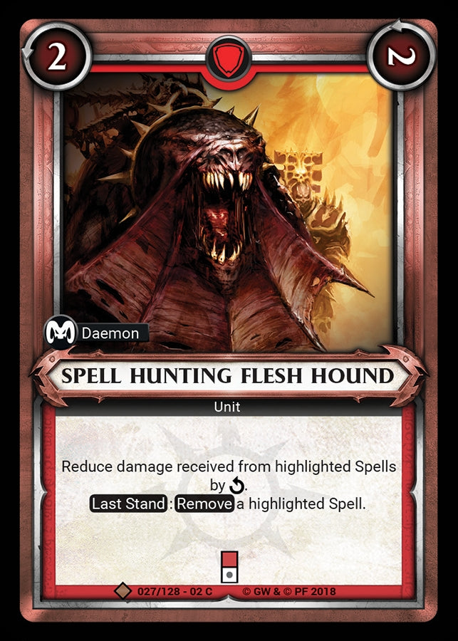 Spell Hunting Flesh Hound (Claimed) (WHAOSCO) - Warhammer Age of Sigmar Champions TCG Single