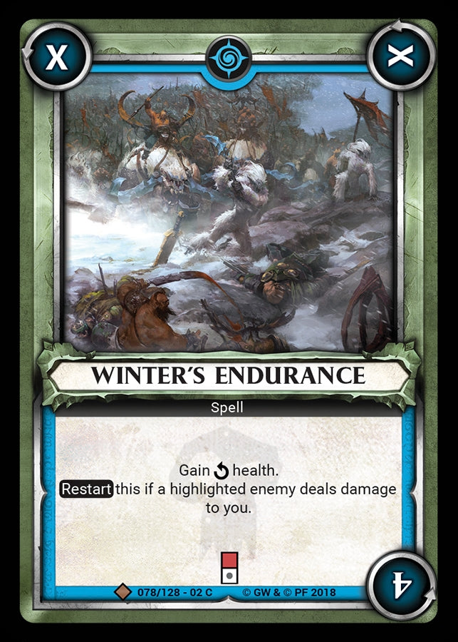 Winter’s Endurance (Claimed) (WHAOSCO) - Warhammer Age of Sigmar Champions TCG Single