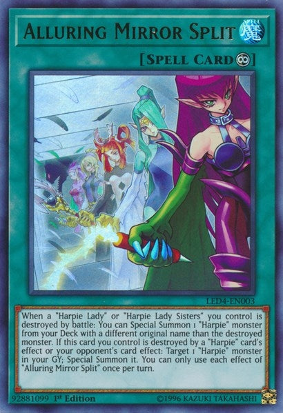 Alluring Mirror Split (4003) (LED4) - YuGiOh Single