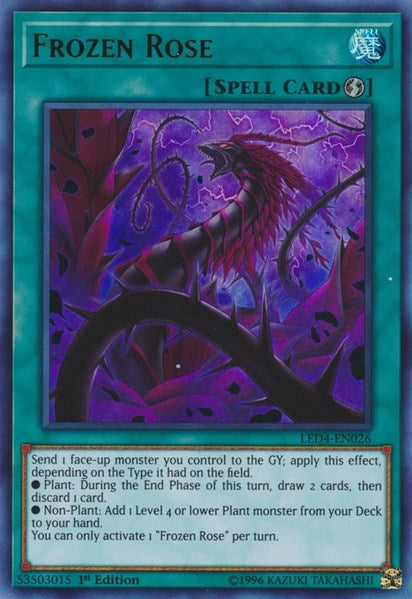 Frozen Rose (4026) (LED4) - YuGiOh Single