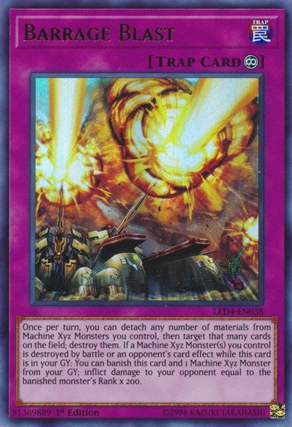 Barrage Blast (4038) (LED4) - YuGiOh Single