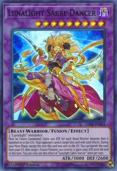 Lunalight Sabre Dancer (4045) (LED4) - YuGiOh Single