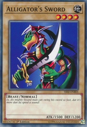 Alligator’s Sword (205) (SS02) - YuGiOh Single