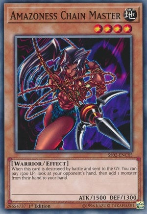 Amazoness Chain Master (205) (SS02) - YuGiOh Single
