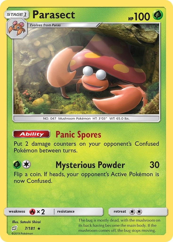 Image for Parasect (7/181) (SM - Team Up) - Pokemon