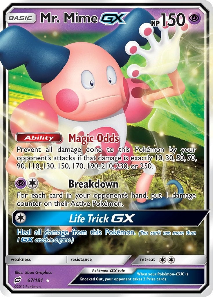 Image for Mr. Mime GX (67/181) (SM - Team Up) - Pokemon