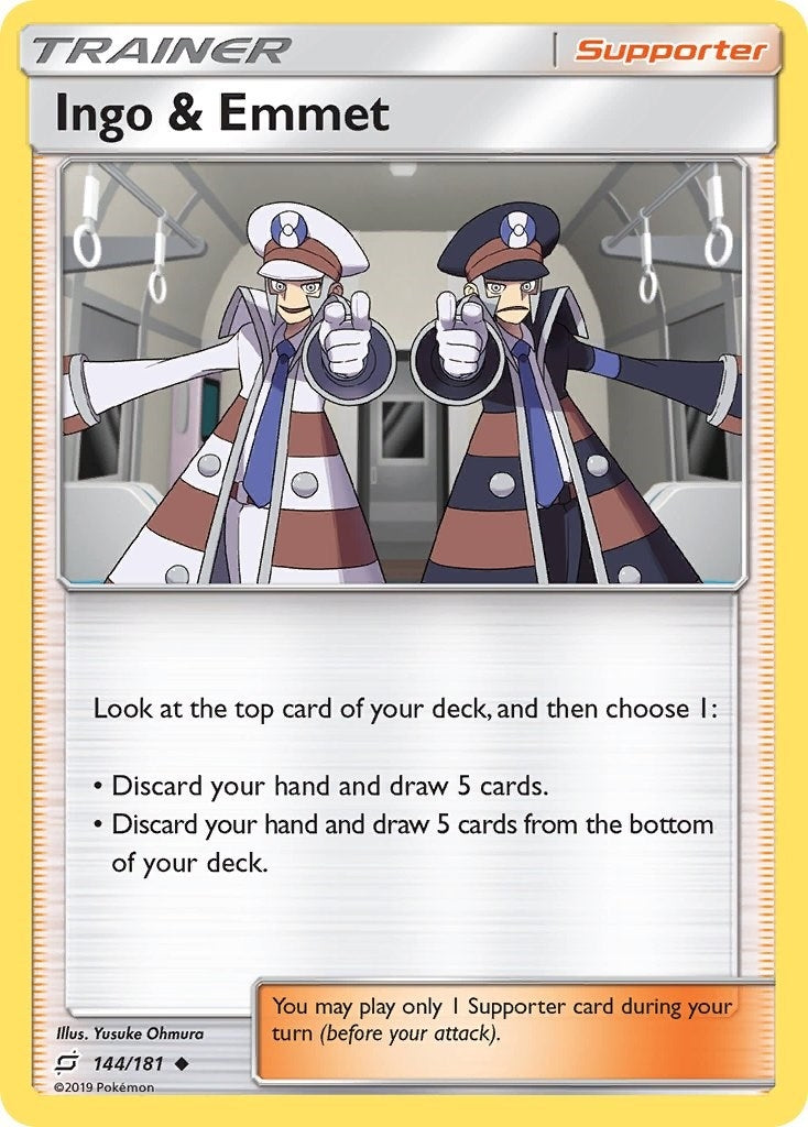 Image for Ingo & Emmet (144/181) (SM - Team Up) - Pokemon