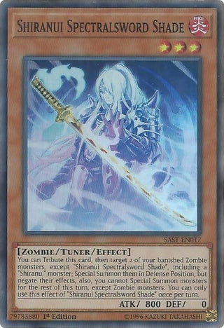 Shiranui Spectralsword Shade (17) (SAST) - YuGiOh Single