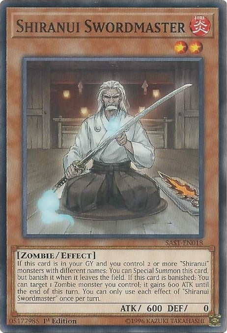 Shiranui Swordmaster (18) (SAST) - YuGiOh Single