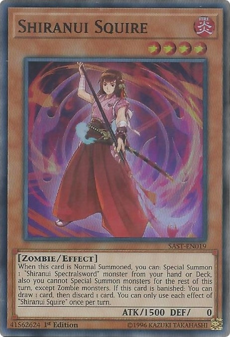 Shiranui Squire (19) (SAST) - YuGiOh Single