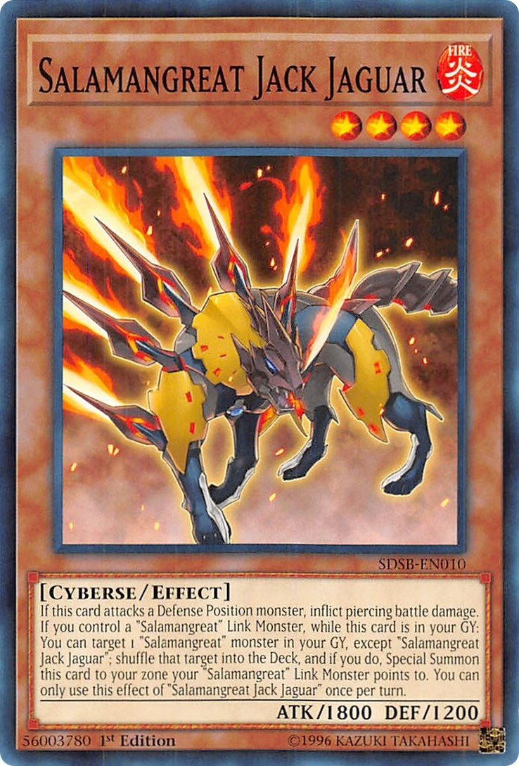 Salamangreat Jack Jaguar (10) (SDSB) - YuGiOh Single
