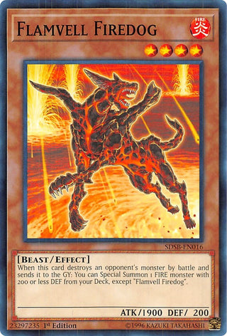 Flamvell Firedog (16) (SDSB) - YuGiOh Single