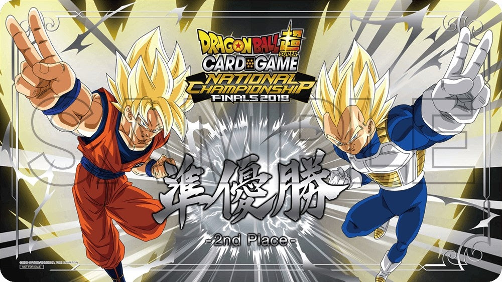 Dragon Ball Super: National Championship Finals 2018 - 2nd Place Playmat - Playmats Sealed