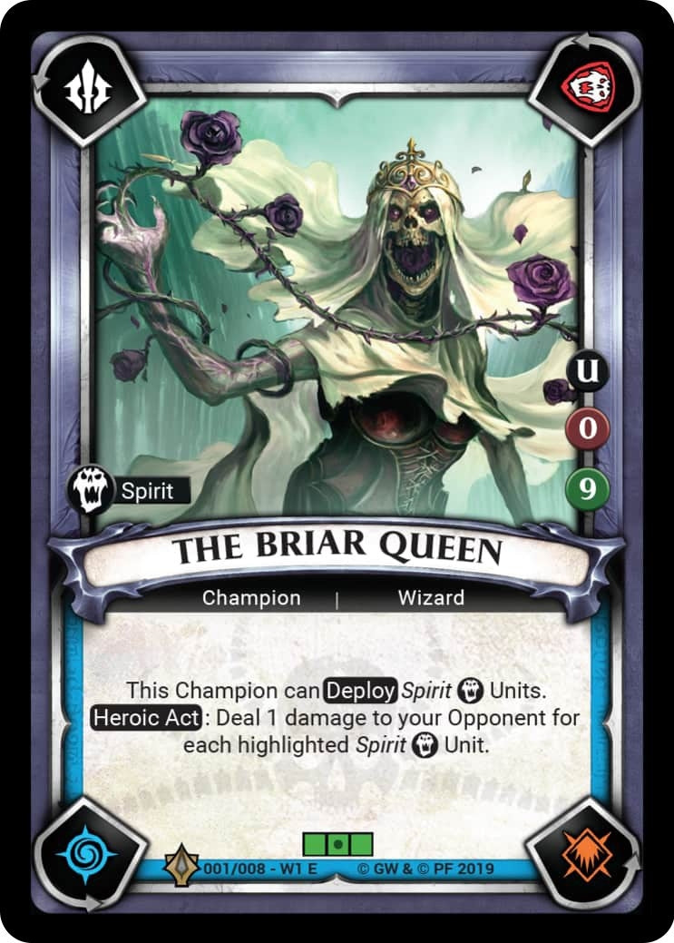 The Briar Queen (Unclaimed) (WHAOSWCP) - Warhammer Age of Sigmar Champions TCG Single