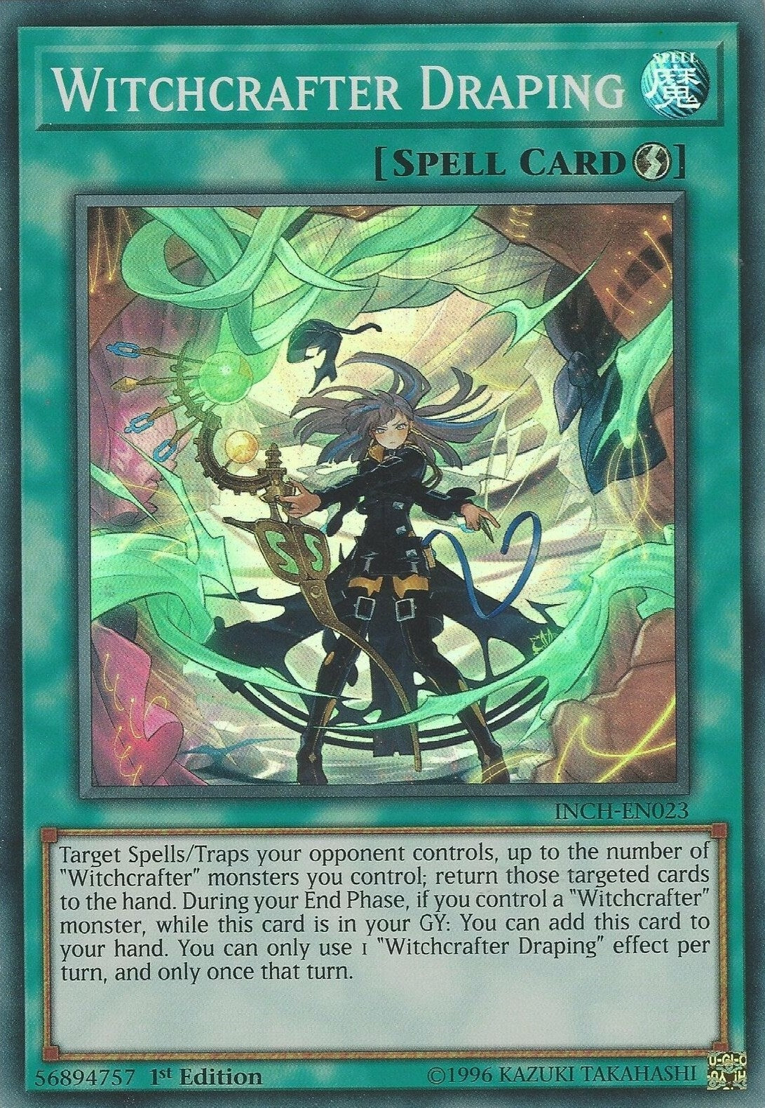 Witchcrafter Draping (23) (INCH) - YuGiOh Single