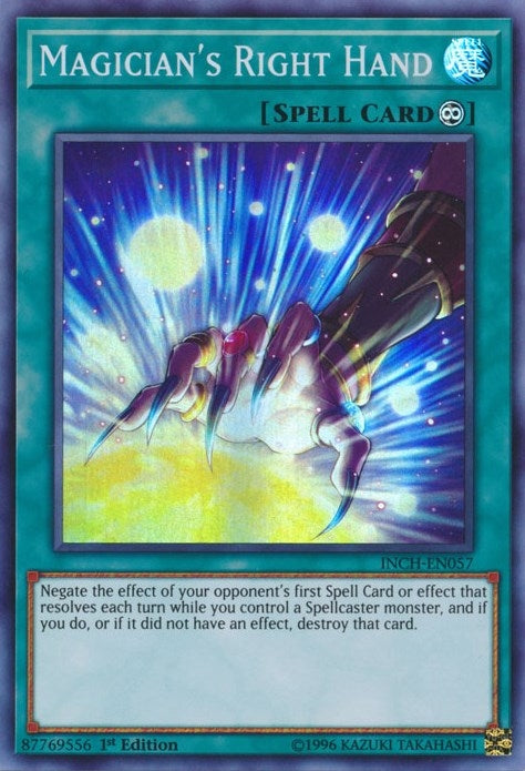 Magician’s Right Hand (57) (INCH) - YuGiOh Single