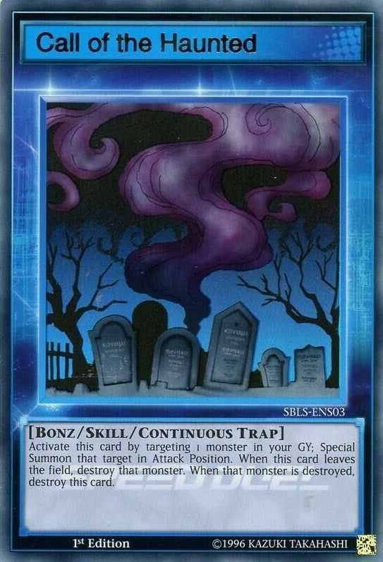 Call of the Haunted (Skill Card) (3) (SBLS) - YuGiOh Single