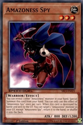 Amazoness Spy (21) (SBLS) - YuGiOh Single
