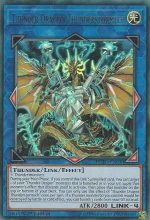 Thunder Dragon Thunderstormech (30) (DUPO) - YuGiOh Single