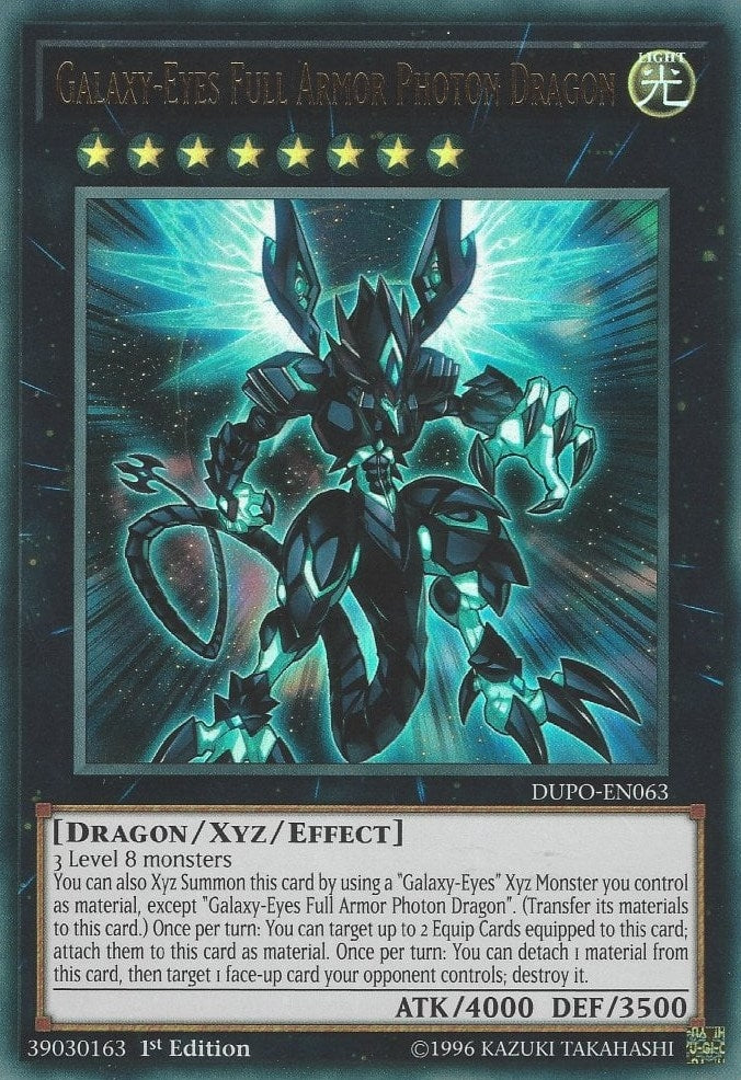 Galaxy-Eyes Full Armor Photon Dragon (63) (DUPO) - YuGiOh Single
